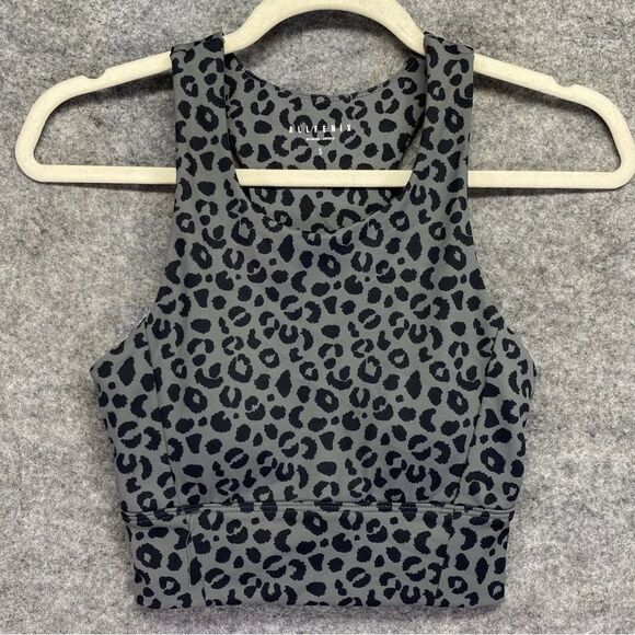 All Fenix Sports Bra High Neck Leopard Print Womens size small - Picture 1 of 7